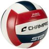 Champro ST2 Indoor/Outdoor Volleyball, Scarlet, White, Royal view 2