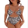 Blooming Jelly Womens One Piece Swimsuit Tummy Control Bathing Suit 2026 Sexy Slimming Flattering Cute Cheeky High Cut Out Ladies Swimwear (Large, Leopard) view 1