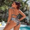 Blooming Jelly Womens One Piece Swimsuit Tummy Control Bathing Suit 2026 Sexy Slimming Flattering Cute Cheeky High Cut Out Ladies Swimwear (Large, Leopard) view 3