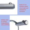 4Pcs Marine Hardware, Full 316 Stainless Steel Bimini top Ball pin, Latch Safety pin Single Plant Latch Ring Latch with Lanyard and Screws (1/4" x 1.5") view 2