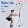 Yoga Starter Sets Elastic Fitness Bar Flexi Bar Resistance Band Bar Shoulder Tube Elastic Bar Elastic Exercise Bar Elastic Fitness Exercise Bar Elastic Bar Fitness Bar Training Fitness (Black) view 2
