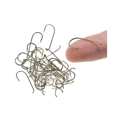 HARAY Fishing Hook 50 Pcs Long Shank Down Eye Dry Hook Tying Hook Sharp Carbon Steel Trout Fishhook Standard Wire #8-#22 Fishing Pliers (Color : 50PCS Size 10)