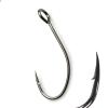 HARAY Fishing Hook 100pcs High Carbon Steel Fishing Hook Carp Hook Single Lure Hooks with Ring Hooks for Lure Spoon Barb & Barbless Hooks Fishing Pliers (Color : Barbed, Size : 8#), WANGJIANJUN2023 view 4