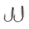 HARAY Fishing Hook 10 PCS/lot Fishing Spring Swivel Hook Barbed Carp Hook Fly Fishing Hook Fishing Accessories Tackle Fishing Pliers (Color : 10#, Size : 10PCS) view 4