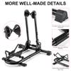 Indoor Bike Floor Stand - Bike Stand Rack for Garage/Home - Bike Storage Bicycle Parking Rack Fit 26-29 Mountain Road Bikes view 4
