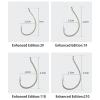 HARAY Fishing Hook 20 PCS/Lot High Carbon Steel Fishing Hook Lightweight Durable for Rig Use On Big Bass Fishing Hooks Fishing Pliers (Color : Enhanced 1/0#) view 2
