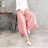 Chifon Women's Wide Leg Pavanna Pants for Yoga, Chinese Traditional or Chinese Classice Dance/Modern Dance Practice/Performance -Light Pink 21954-NF view 4