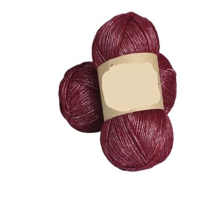 100G Zijde Katoen Breien Garen Haak Handwerken Dikke WOL Draad Garen Voor Hand Breien Sjaal Trui (Color : Olive Brown)