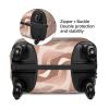 RLDOBOFE Travel Luggage Cover Elastic Luggage Covers Rose Gold Wallpaper Suitcase Cover Luggages Protector for Travel Anti-Scratch Suitcase Covers for Adult Washable Luggages Decorative (18-32 inch) view 3