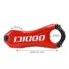 ALBARAY Bike Stem, 31.8 MTB Stem 10 Degree Full Carbon Fiber Light Weight Bike Short Handlebar Stem Suitable for Mountain Bike Road(White,100mm) view 2