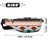 Fanny Pack for Women Men Aztec Tribal Geometric Waist Pack Crossbody Bag with Adjustable Straps for Hiking Running Walking Travel Cycling view 3
