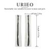 Urieo Zipper Warm Leg Warmers White Knitted Long Footless Socks Winter Boot Cuffs Christmas Knit Leg Sleeves for Women view 2