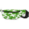 Fanny Pack for Women Men Waist Pack St. Patrick's day Green Clover Leaves Crossbody Bag with Adjustable Straps for Hiking Running Walking Travel Cycling view 4