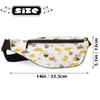 Fanny Pack for Women Men Lovely Bees Love Waist Pack Crossbody Bag with Adjustable Straps for Hiking Running Walking Travel Cycling view 3