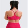 CRZ YOGA Girls Butterluxe Y Back Sports Bra Viva Magenta Large view 2