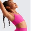 CRZ YOGA Girls Butterluxe Y Back Sports Bra - Yoga Athletic Casual Tops Scoop Neck Spaghetti Strap Padded Crop Kids Teen Hibiscus Purple Medium view 4