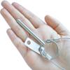 4Pcs Marine Hardware, Full 316 Stainless Steel Bimini top Ball pin, Latch Safety pin Single Plant Latch Ring Latch with Lanyard and Screws (1/4" x 2.5") view 2