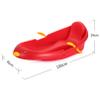 Snow Sled Durable Downhill Toboggan for Boys Girls Adults with Handles and Pulling Rope for All Winter Conditions Outdoor Winter Sledding Gift, 39.4x18x11.4 Inch view 2