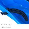 Plastic Snow Sled with Pull Rope and Handle Grips, Classic Winter Fun Ski Skooter Snowboard Kick-Scooter Sled for Use on Snow, Outdoor Sledding for Family Holiday Winter Activity view 4