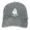 Basset Hound Mom Ponytail Baseball Cap Vintage Denim Cowboy Hat Washed Trucker Hats view 1