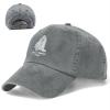 Basset Hound Mom Ponytail Baseball Cap Vintage Denim Cowboy Hat Washed Trucker Hats view 2