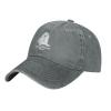 Basset Hound Mom Ponytail Baseball Cap Vintage Denim Cowboy Hat Washed Trucker Hats view 3