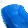 Plastic Snow Sled with Pull Rope and Handle Grips, Classic Winter Fun Ski Skooter Snowboard Kick-Scooter Sled for Use on Snow, Outdoor Sledding for Family Holiday Winter Activity view 3