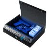 ADIMO Gun Safe, Biometric Gun Safe for Handgun, Pistol Safe, 3 Ways Quick-Access with Fingerprint, Lock or keypad, Handgun Safe for Cloakroom living room Bedroom Nightstand Drawer Bedside and Car view 1
