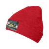 Bass Fishing Wave Luxurious Velvet Patch Design,Knitted Wool Hat,Ideal for Sporty & Outdoor Activities view 1