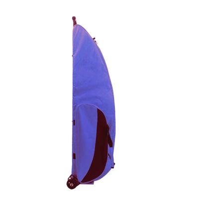 HALFS Professionals Roller Fencing Bag Fencing Draw-bar Wheel Bag 1680D Oxford Cloth Large Capacity/Wear-Resistant Adult Children Fencing Training Equipment (Thickness : Purple, Size : 120x 35x 25CM)