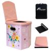 Ann Katy Upgrade XL Portable Toilet for Adults, Extra Large Portable Travel Floding Toilet, Camping Tall Toilets with Lid for Adults and Kids Compact Potty for Car,Hiking,Beach and Camping view 1
