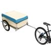 RIAHNEAH Bicycle Trailer 50 kg Load, Transport Trailer Multiple Whales, Aluminum Utility Cargo Bike Trailer view 2
