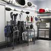 WALMANN Garage Golf Bag Storage Organizer Stand, Extra Large Golf Bag Stand with Golf Accessories Storage Shelves Rolling Golf Bags Organizer view 2