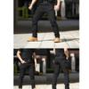 Bestgift Outdoor Pants Casual Straight Leg Cargo Pants Men's Long Pants Camouflage Black 2 IX9 L view 3