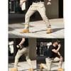 Bestgift Outdoor Pants Casual Straight Leg Cargo Pants Men's Long Pants Camouflage Black 2 IX9 L view 4