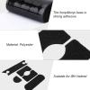 5Pcs Strong Adhesive Helmet Patch Hook, Hook Fastener Set, Airsoft Helmet Patch for IBH Helmets(Black) view 3