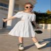 Arshiner Girls White Dresses Cut Out Shirred Summer Tween Birthday Dress Size 13-14 view 4