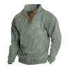 Generic Mens Corduroy Shirts Sweatshirts for Men Half Zip Pullover Men White Hoodies for Men Mens Black Long Sleeve Pajama Shirt Green Long Sleeve Tee Shirt Men5-Mint Green,XX-Large view 1
