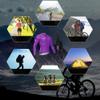 Bestgift Cycling Jerseys Long Sleeve Team Long Sleeve Set Bib Long Pants Red 2XL view 4