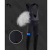 Bestgift Outdoor Cycling Jersey Long Sleeve Set Cycling Jersey Gear black white 2 XL view 3