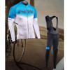 Bestgift Outdoor Cycling Jersey Long Sleeve Set Cycling Jersey Gear black white 2 XL view 4