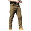 Bestgift Outdoor Pants Casual Straight Leg Cargo Pants Men's Long Pants Brown IX9 S view 1