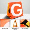 GSE Games & Sports Expert Set of 11 Football Yard Markers, Day & Night 2-Sided Football Field Yard Line Markers, Yardage Markers with Portable Mesh Bag for Football Training view 4