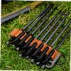 BESPORTBLE 12pcs Tent Peg Sleeve Holder Chain Pu Leather Camping Nail Storage Bag for Outdoor Activities Hanging Nail Holder for Easy Access and Organization view 2