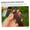 BESPORTBLE 12pcs Tent Peg Sleeve Holder Chain Pu Leather Camping Nail Storage Bag for Outdoor Activities Hanging Nail Holder for Easy Access and Organization view 3
