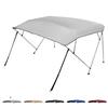 KEMIMOTO Bimini Top for Boat, Bimini Tops Cover 600D Marine Grade Canvas Boat Canopy with 6ft Length 54 in - 96 in Width 46 in Height, Includes Mounting Hardware, Straps Rear Support Poles view 1