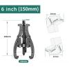 Lamar apparatus Special Puller for Washing Machine Remove Bearing Two Claw/three Claw 4 Inch/6 Inch Puller Double Hole Tools (Color : 6-inch black) view 2