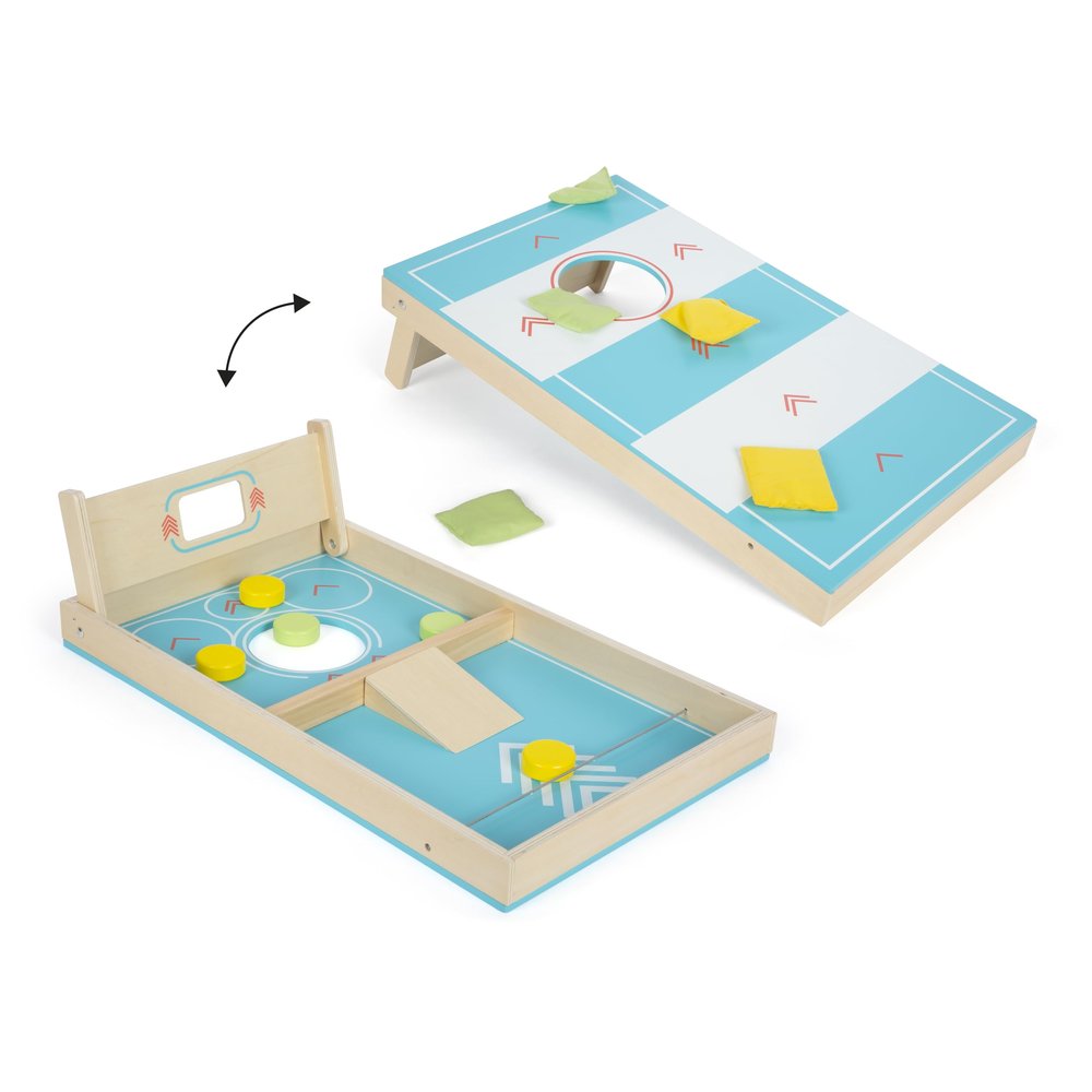 Cornhole und Sling Puck Spiel ""Active""