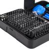 170 In 1 S2 Steel Aluminum Handle Screwdriver Set Telecommunication Maintenance Mobile Phone Screwdriver Tool Multi-purpose (Color : Gray) view 4