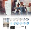 Topyond Professional Stainless Steel Tip Darts Set - 6pcs Exquisite Dart with Storage Case for Beginners and Professional Players view 4
